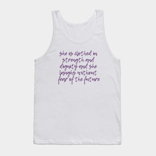 Strength and Dignity Tank Top